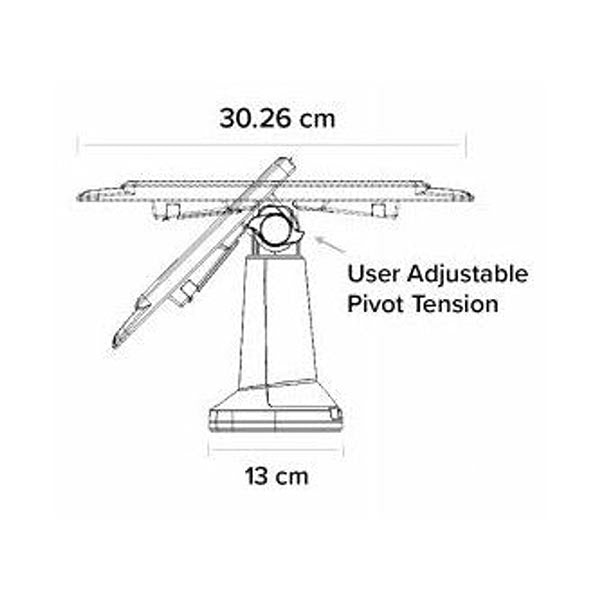 Ingenico Lane 3000, 3600, 7000, 8000 & DESK 1500 7" Pole Mount Stand