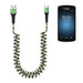 Coiled USB-C Fast Charging Cable for Zebra EC50 Handheld