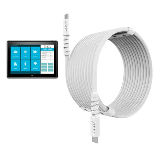 Extra Long USB-C to USB-C Charger for HP Engage Go 10 Tablet