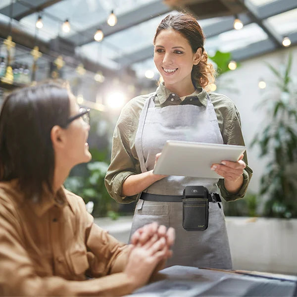 Verifone Carbon Mobile 5 hölster med sele/midjebälte