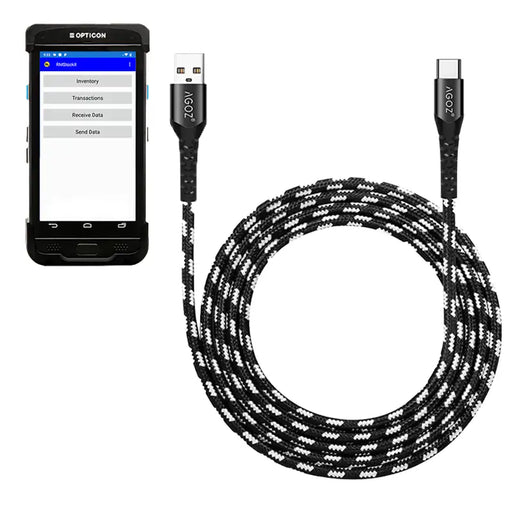 USB-C Cable Fast Charger for Opticon H-33 Mobile Computer