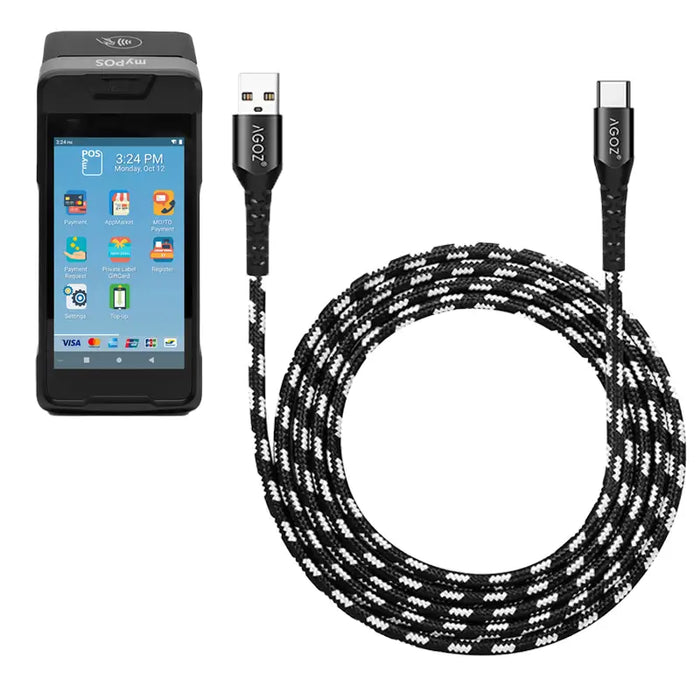 USB-C Cable Fast Charger for MyPos Carbon Terminal