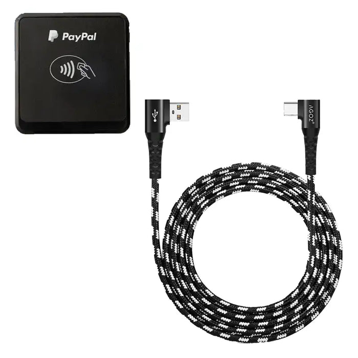 90 Degree Micro USB Cable Charger for PayPal and Tap & Swipe