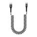 Coiled USB-C Fast Charging Cable for Zebra TC15 Scanner