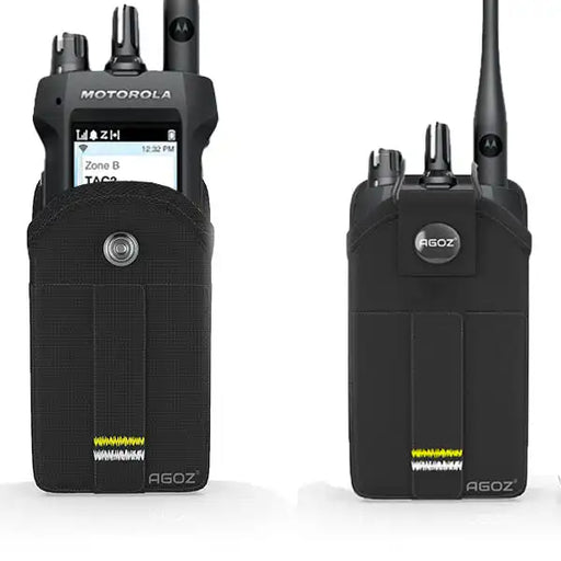 Rugged Motorola APX Next Radio Holster with Snap Closure