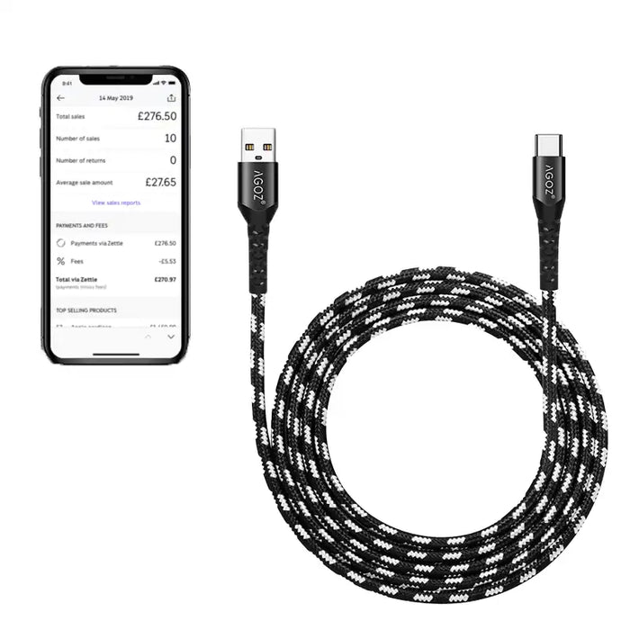 PayPal POS Terminal USB-C Charger Cable