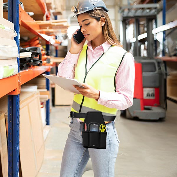 Warehouse Utility Pouch with Belt Clip