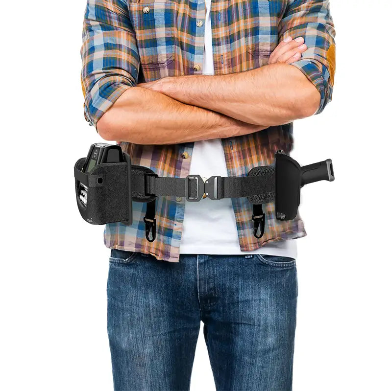 Brother RJ-4230BL Printer Waist Belt & Gun Grip Scanner Case