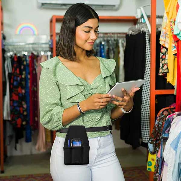 Utility Pouch with Belt Clip for Store Associates