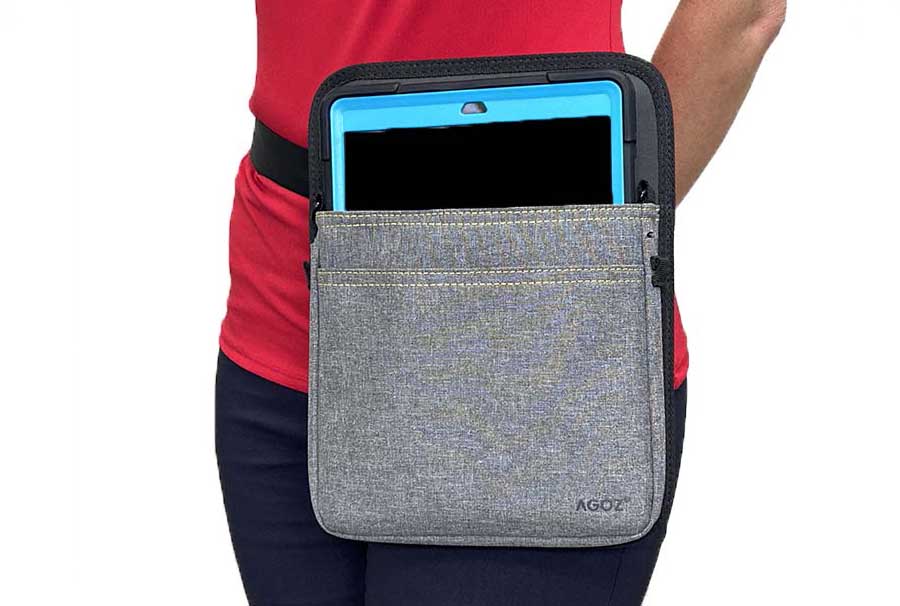 Étui de transport robuste pour tablette avec ceinture